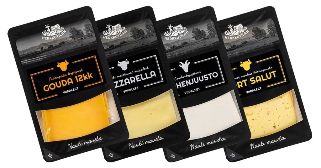 Gouda 12kk, mozzarella, vuohenjuusto ja port salut