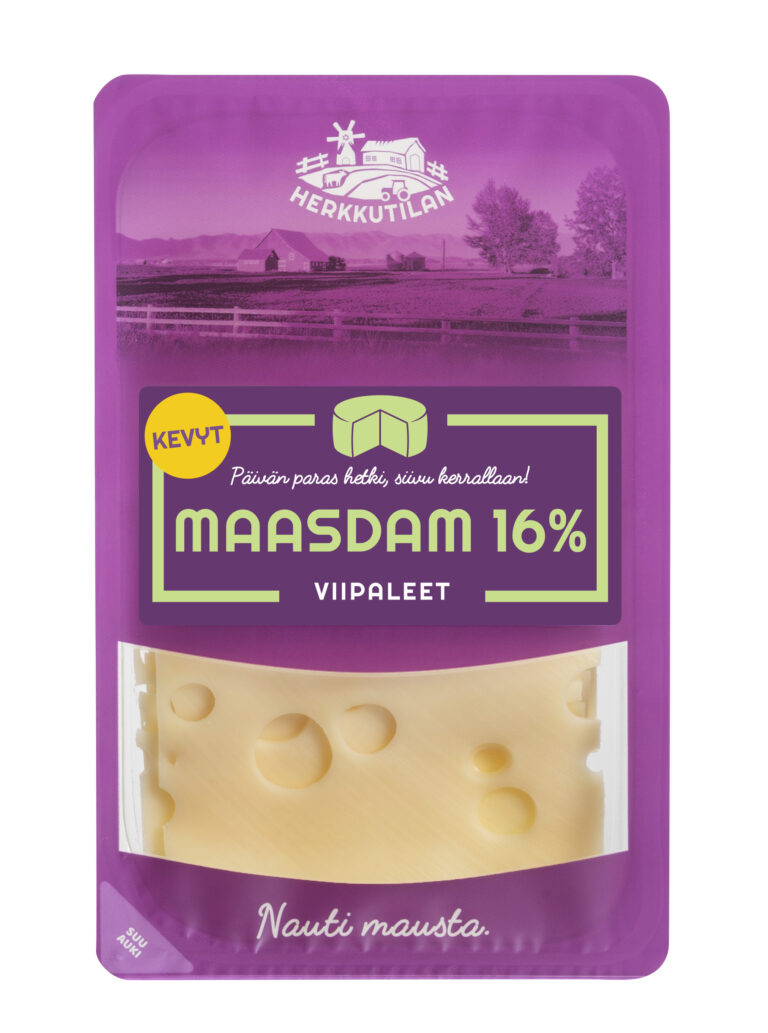 Kevyt Maasdam viipaloitu 16%