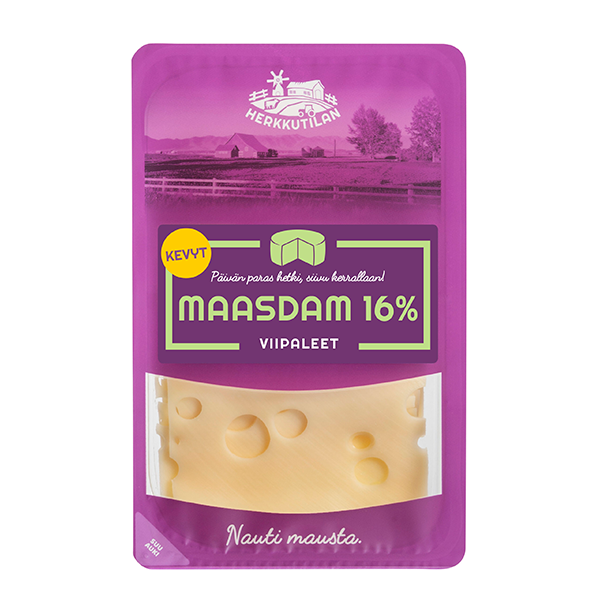 Kevyt Maasdam viipaloitu 16%