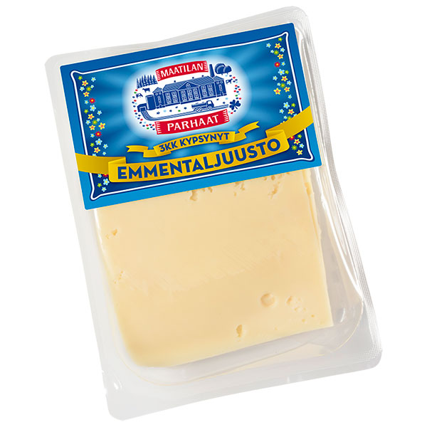 3 kk kypsynyt emmentaljuusto viipaloitu